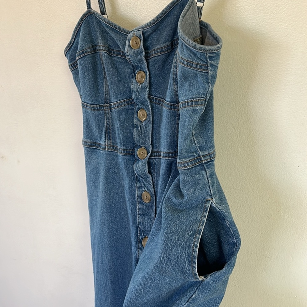 #044 💜 Universal Thread | Button Down Denim Dress with Pockets 💜